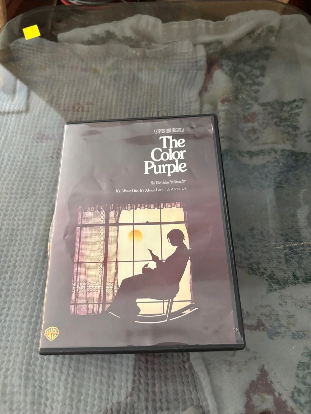 Warner Bros. The Color Purple VHS — Purple and Black Cover Art